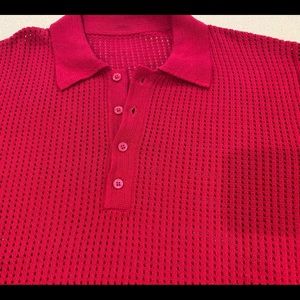 Mr Turk Men’s Pink sweater polo